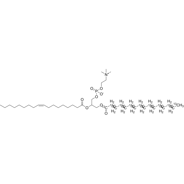 1-Palmitoyl-2-oleoyl-sn-glycero-3-PC-13C16 2692624-41-0